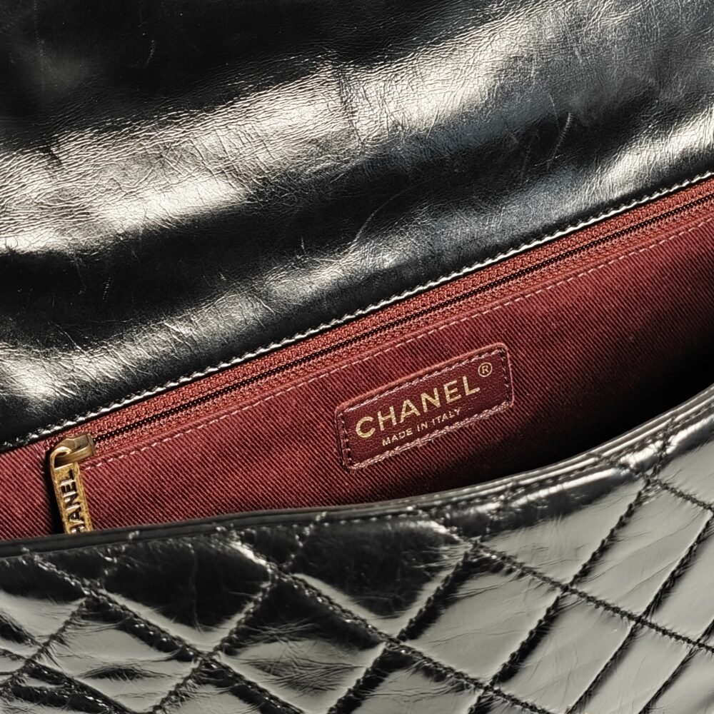 SOLD) genuine pre-owned Chanel “Paris-Edinburgh” castle rock bag – Deluxe  Life Collection