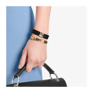 (SOLD) genuine (unworn) Louis Vuitton nanogram strass bracelet