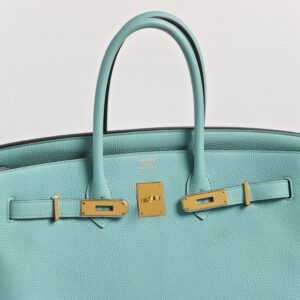 genuine pre-owned Hermès birkin 35 – bleu atoll