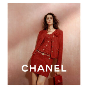 (SOLD) genuine pre-owned Chanel vintage red jersey mademoiselle classic small flap