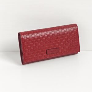 genuine (NEW) Gucci microguccissima leather long wallet