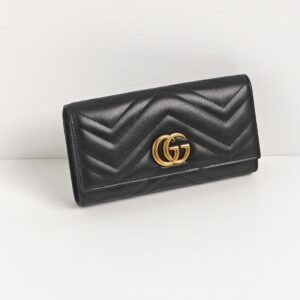 genuine (almost-new) Gucci GG marmont continental long wallet