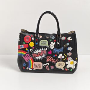 (SOLD) genuine pre-owned Anya Hindmarch small ebury “stickers bag”