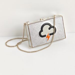genuine pre-owned Anya Hindmarch “weather” imperial clutch