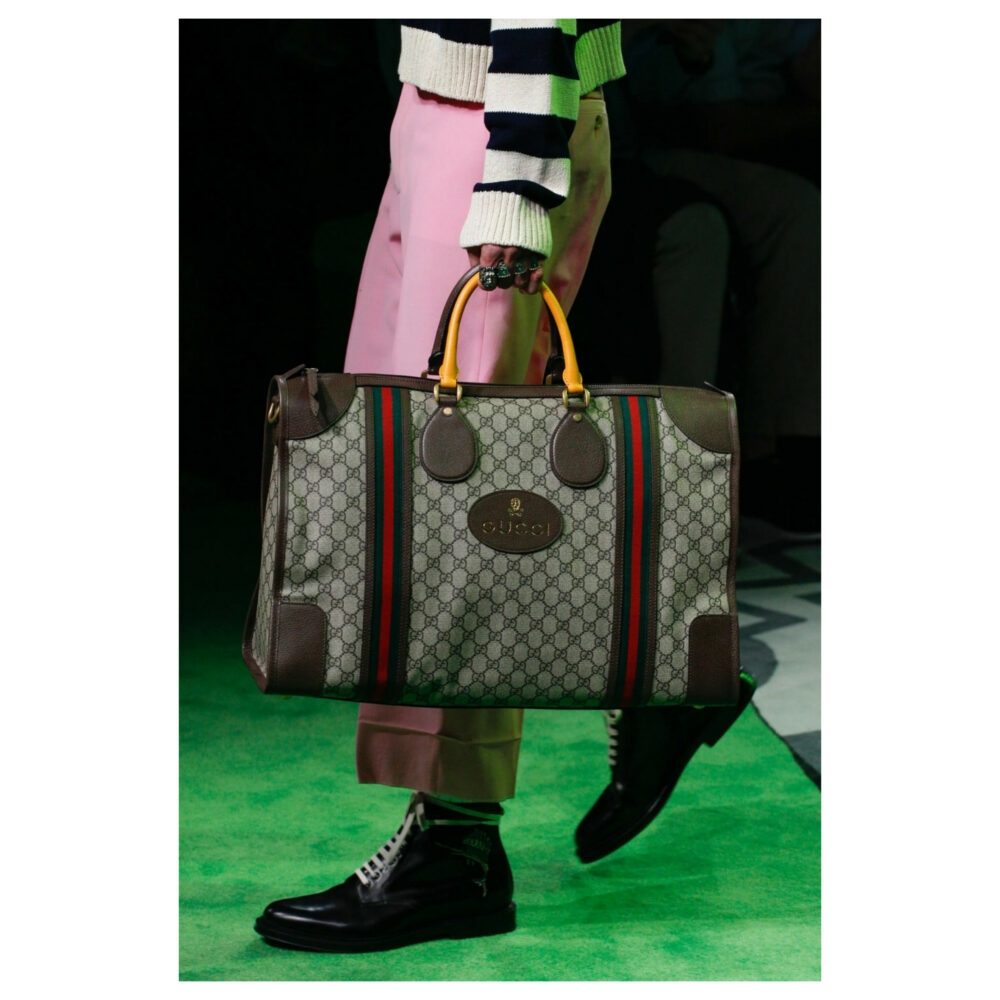 genuine (almost-new) Gucci GG small duffle bag