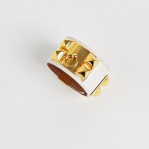 (SOLD) genuine pre-owned Hermès collier de chien “CDC” bracelet (size S)