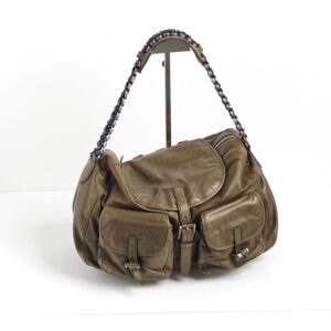 genuine pre-owned Balenciaga chain pockets hobo bag