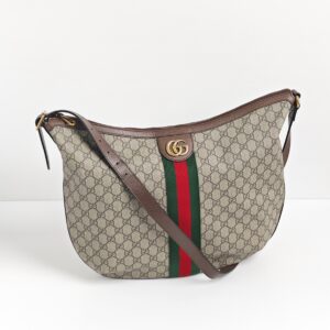 genuine pre-owned Gucci ophidia half moon hobo messenger