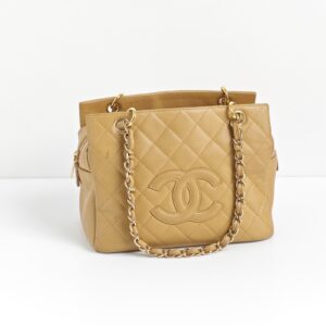 (Reserved) genuine pre-owned Chanel petite timeless tote (PTT) – beige caviar