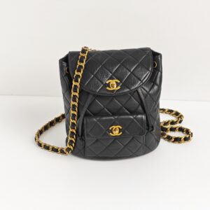 (SOLD) genuine pre-owned Chanel vintage duma backpack