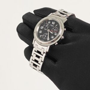 genuine pre-owned Hermès vintage clipper men’s watch