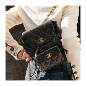 (SOLD) genuine pre-owned Chanel vintage duma backpack