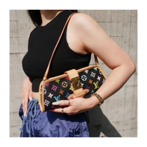 (Unavailable) genuine pre-owned Louis Vuitton multicolore shirley clutch