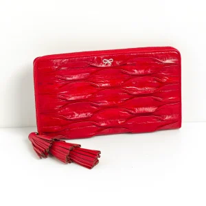 (Unavailable) genuine (almost-new) Anya Hindmarch eel leather clutch wallet