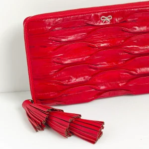 (Unavailable) genuine (almost-new) Anya Hindmarch eel leather clutch wallet