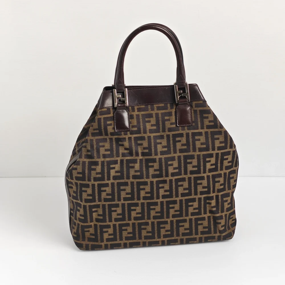 (Unavailable) genuine pre-owned Fendi vintage FF monogram tote