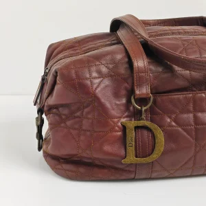 (Unavailable) genuine pre-owned Dior D charm small duffle bag