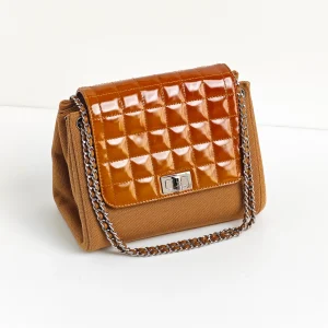 (Unavailable) genuine pre-owned Chanel 2002 vintage mademoiselle accordion bag