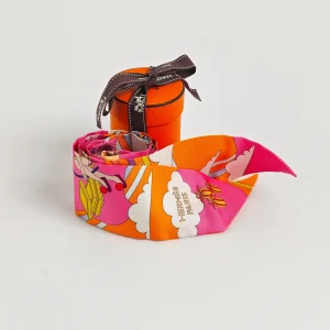 (Unavailable) genuine (almost-new) Hermès twilly – carres volants