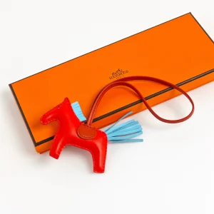 genuine (NEW) Hermès rodeo PM charm – capucine
