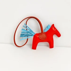 genuine (NEW) Hermès rodeo PM charm – capucine