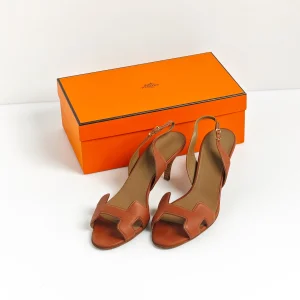 genuine pre-owned Hermès ottomane sandals (size 38.5)