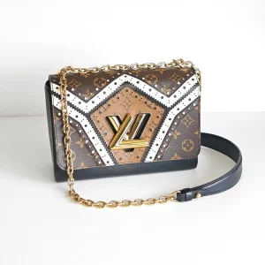 genuine pre-owned Louis Vuitton brogue twist MM