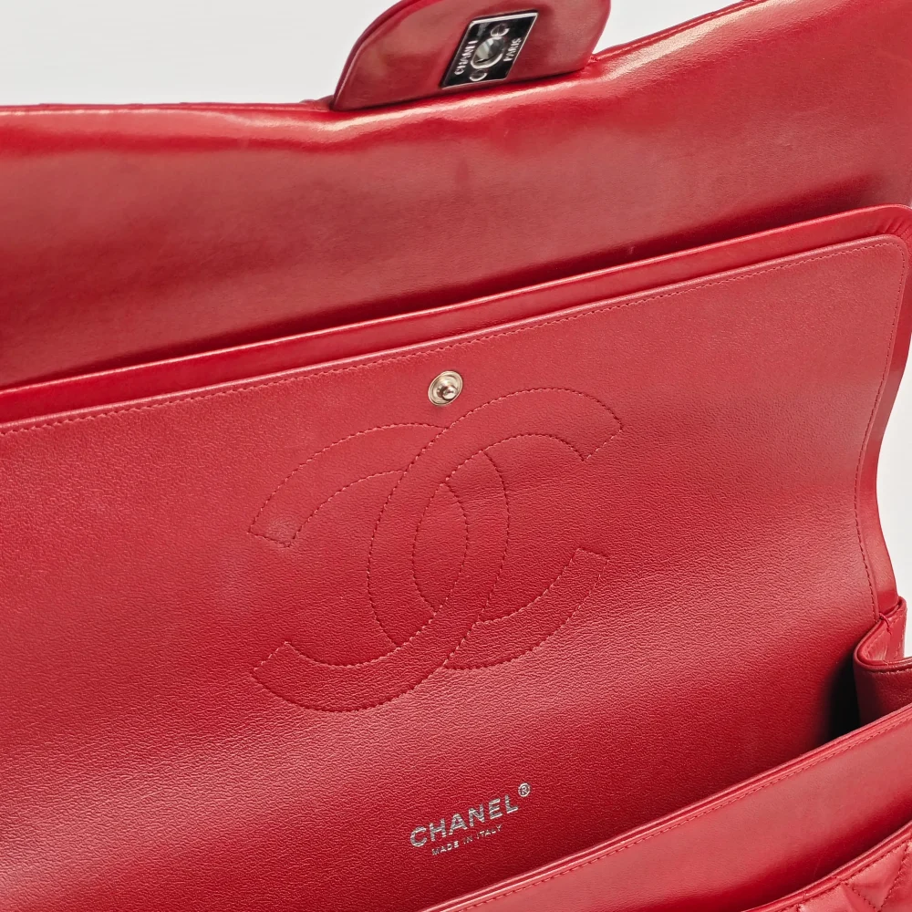 (Unavailable) genuine pre-owned Chanel lambskin maxi classic flap - Image 10