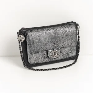 (Unavailable) genuine pre-owned Chanel “Mineral Nights” clutch with chain