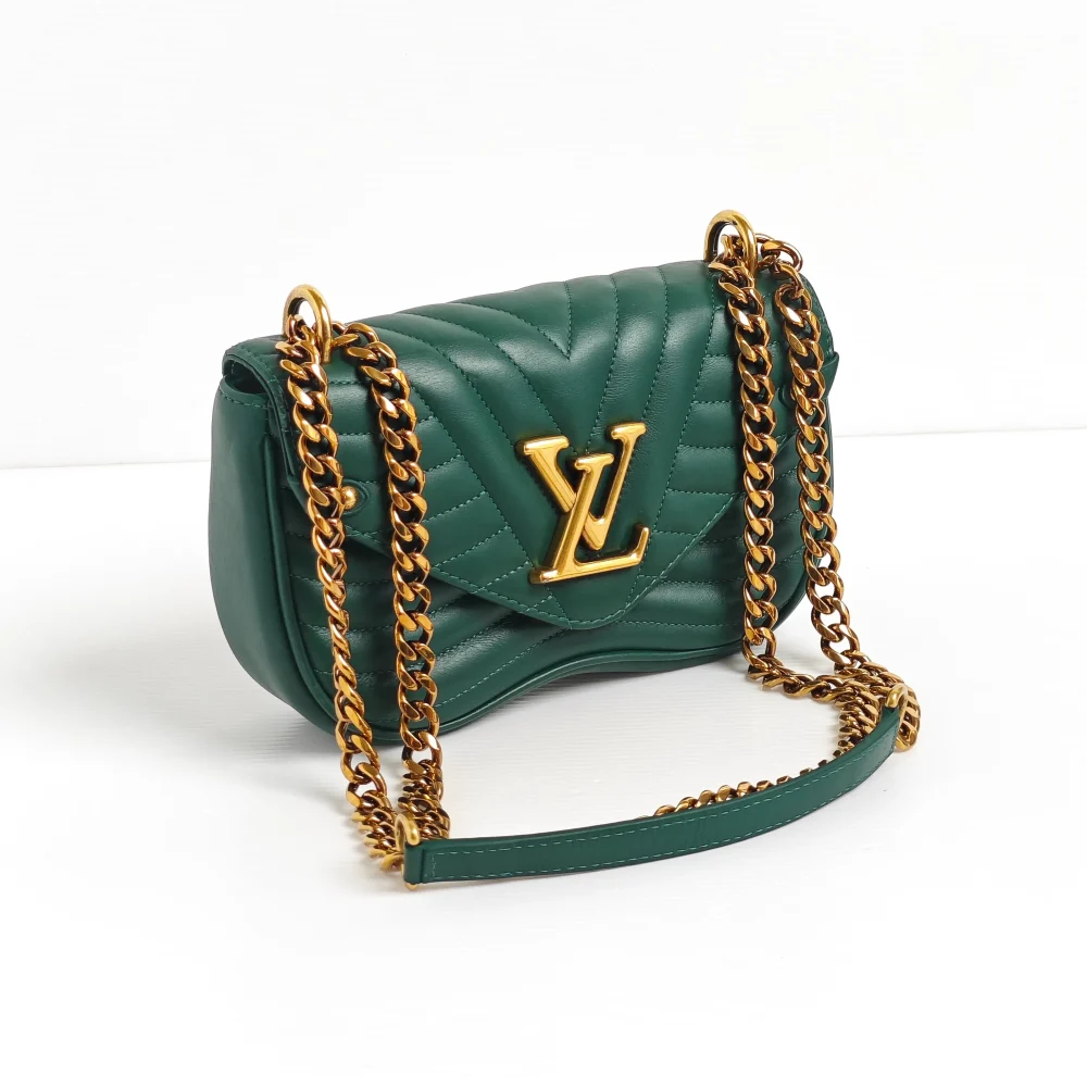 (Unavailable) genuine pre-owned Louis Vuitton new wave chain bag PM - Image 7