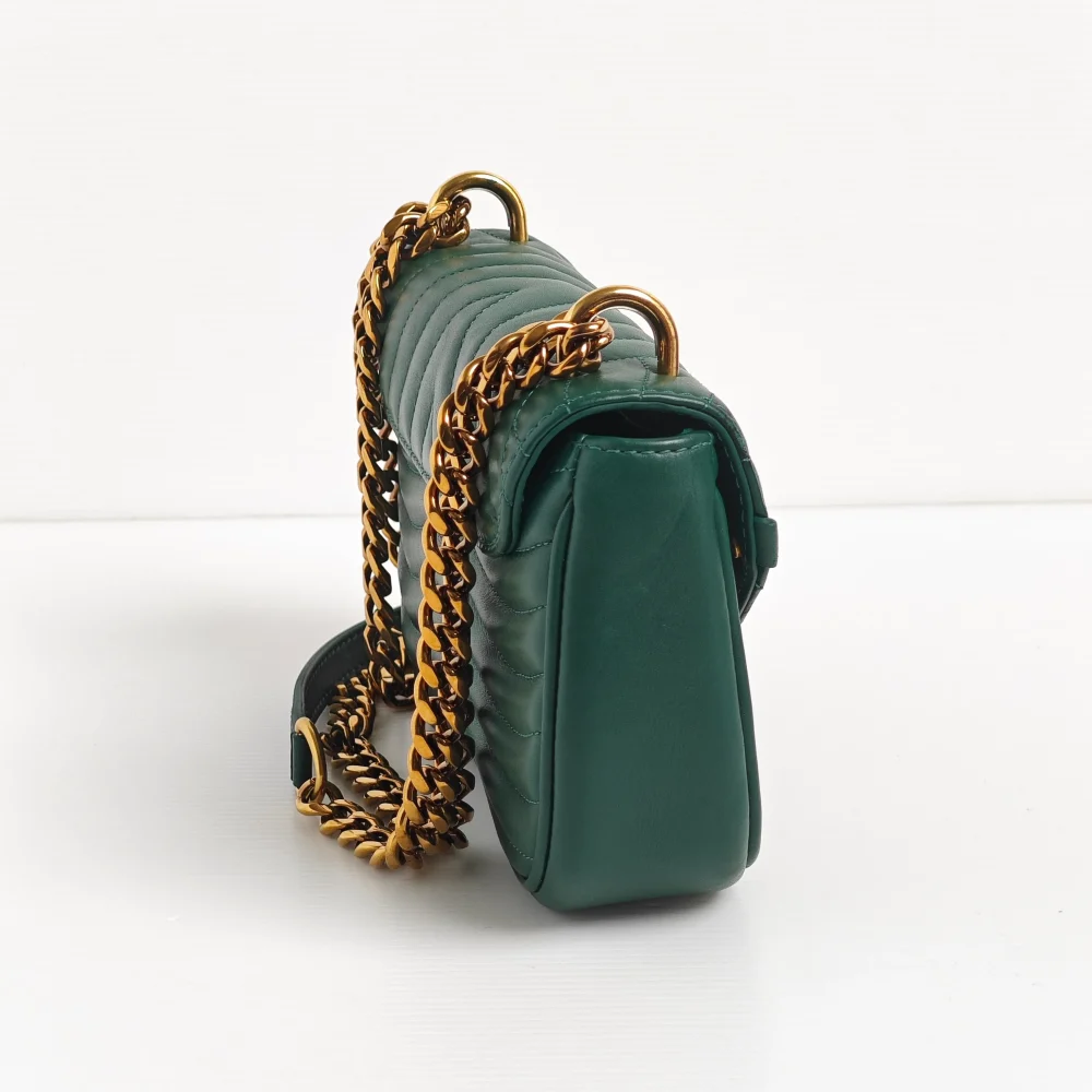 (Unavailable) genuine pre-owned Louis Vuitton new wave chain bag PM - Image 10