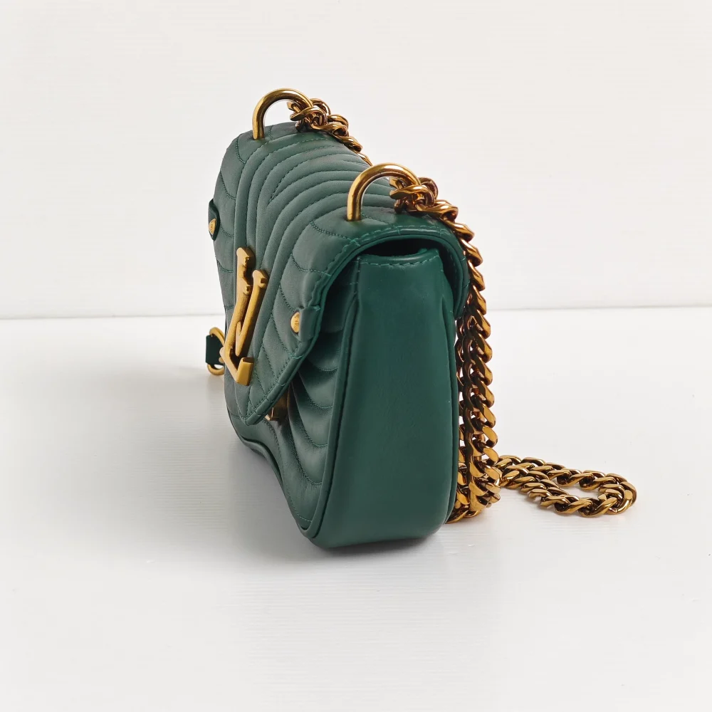 (Unavailable) genuine pre-owned Louis Vuitton new wave chain bag PM - Image 9