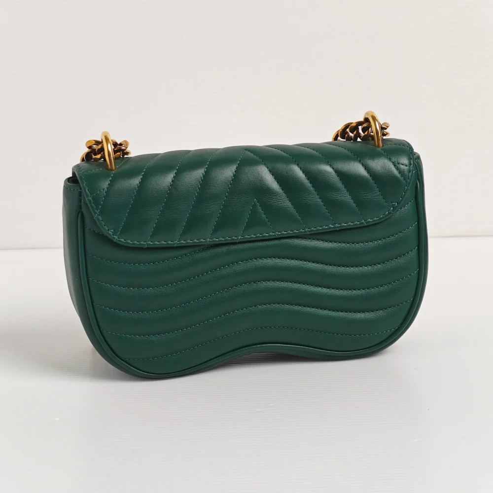 (Unavailable) genuine pre-owned Louis Vuitton new wave chain bag PM - Image 11