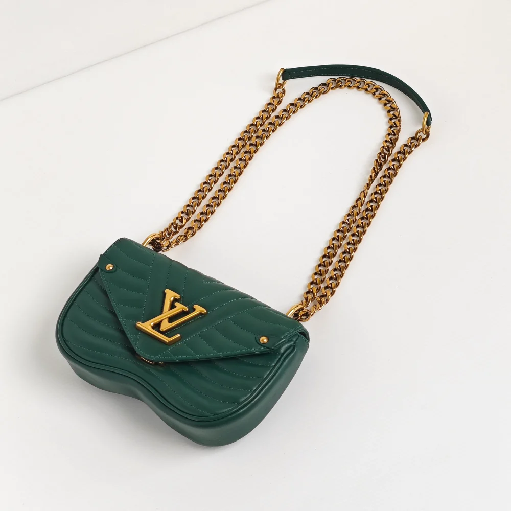 (Unavailable) genuine pre-owned Louis Vuitton new wave chain bag PM - Image 8
