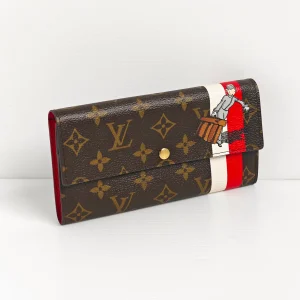 (Unavailable) genuine (like-new) Louis Vuitton monogram groom sarah wallet