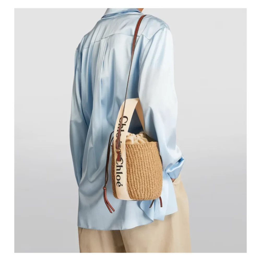 genuine (almost-new) Chloé small woody basket bag - Image 4