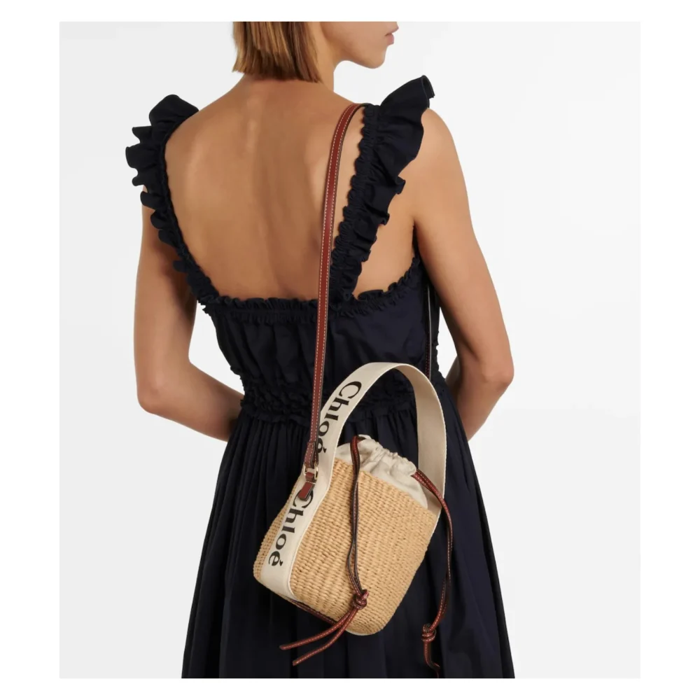 genuine (almost-new) Chloé small woody basket bag - Image 2