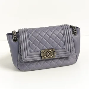 genuine pre-owned Chanel boy accordion bag