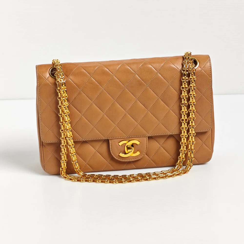 (Unavailable) genuine pre-owned Chanel 1980s vintage medium mademoiselle flap