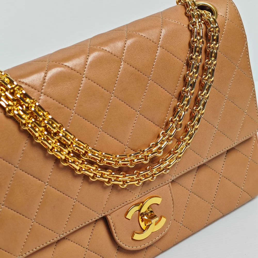 (Unavailable) genuine pre-owned Chanel 1980s vintage medium mademoiselle flap - Image 2