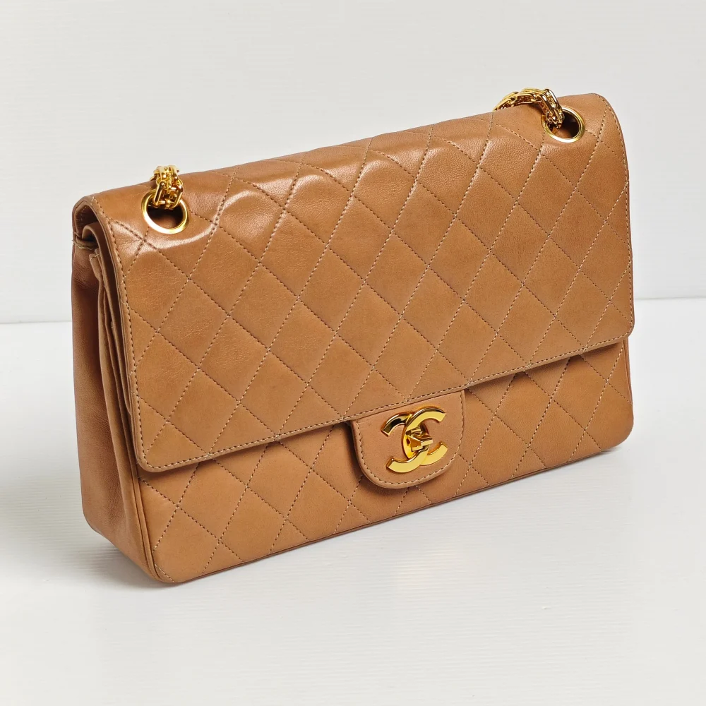 (Unavailable) genuine pre-owned Chanel 1980s vintage medium mademoiselle flap - Image 3