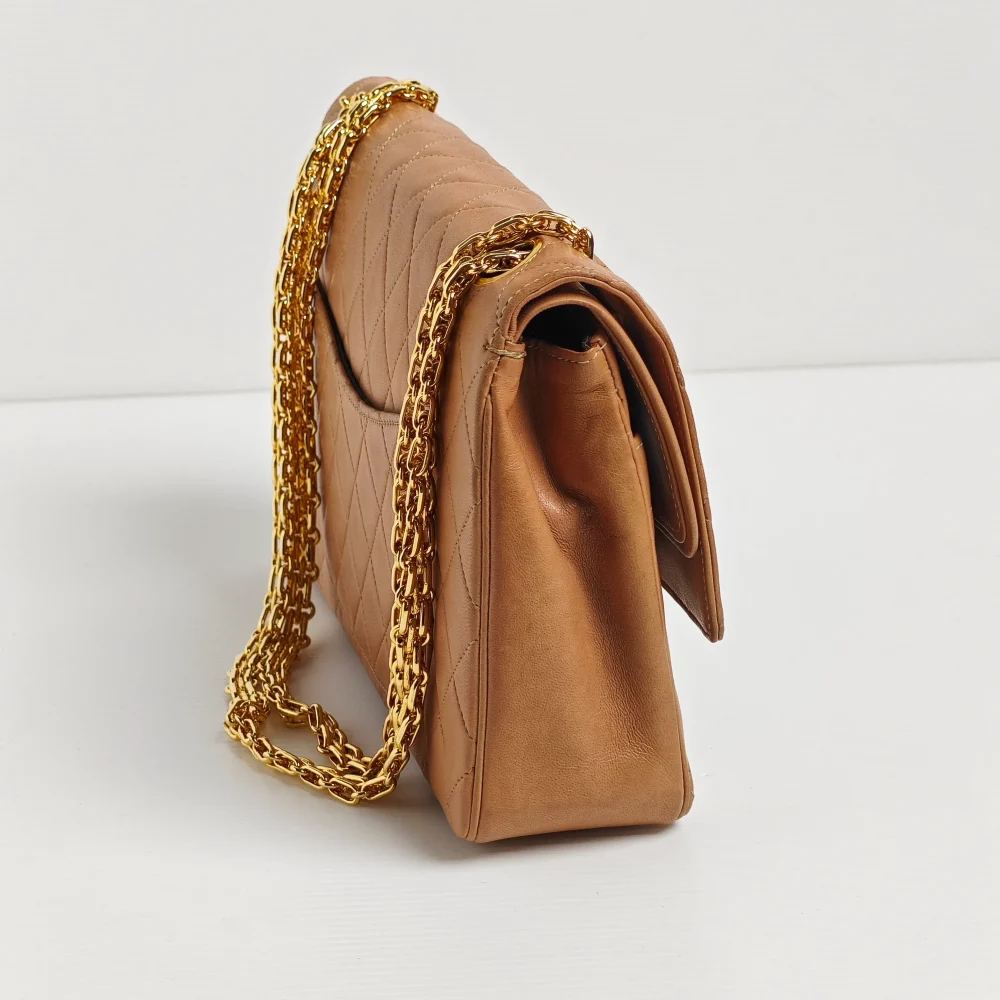 (Unavailable) genuine pre-owned Chanel 1980s vintage medium mademoiselle flap - Image 4