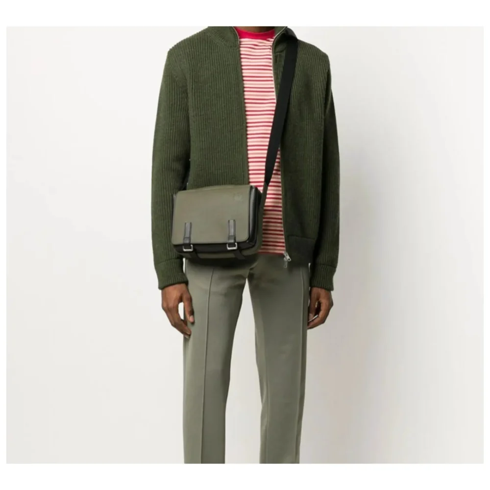 genuine pre-owned Loewe XS military messenger - Image 3