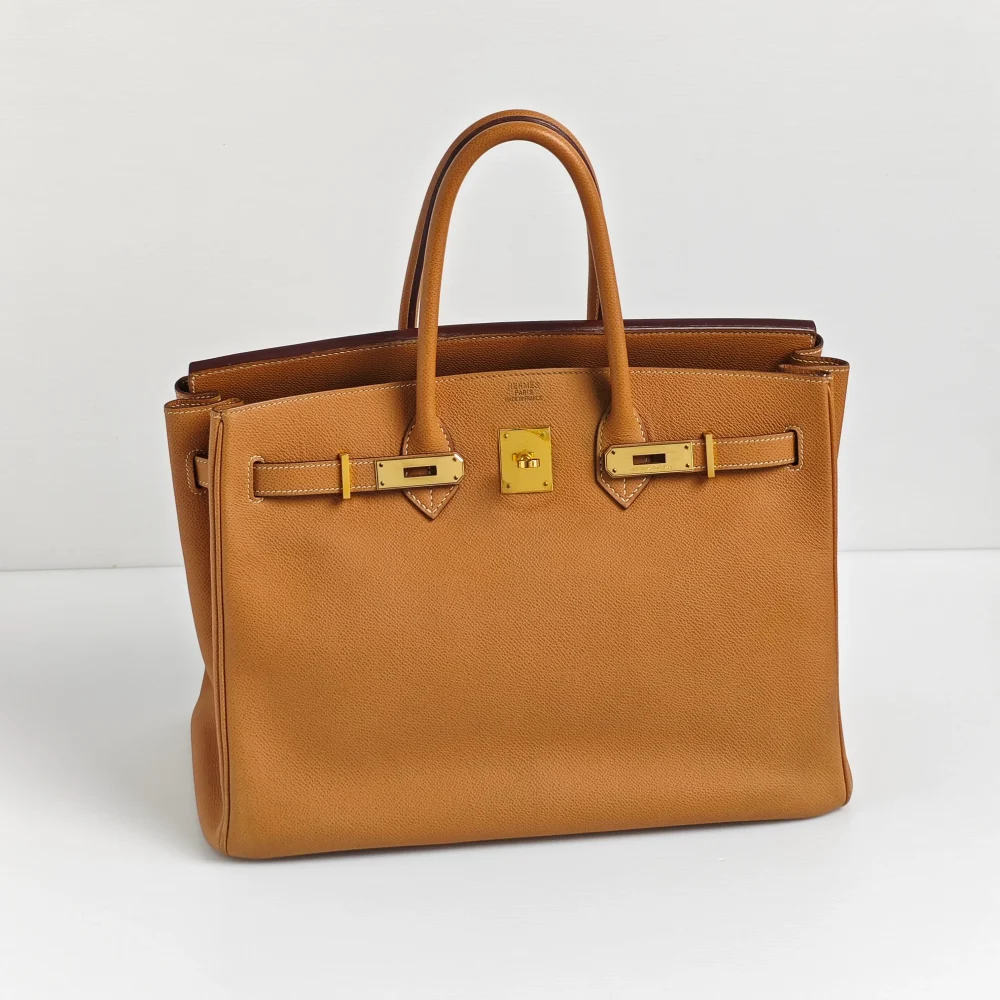 genuine pre-owned Hermès birkin 35 – naturel