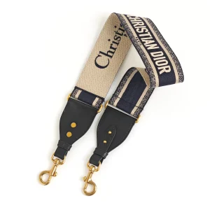 genuine (like-new) Dior shoulder strap (navy blue)