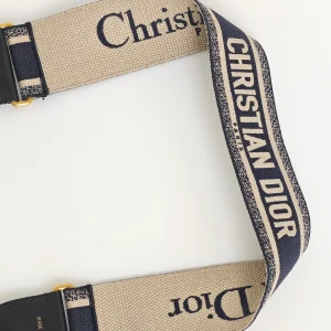 genuine (like-new) Dior shoulder strap (navy blue)