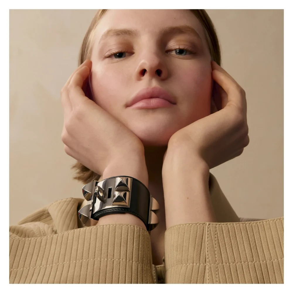 genuine pre-owned Hermès collier de chien "CDC" bracelet (size S) - Image 2