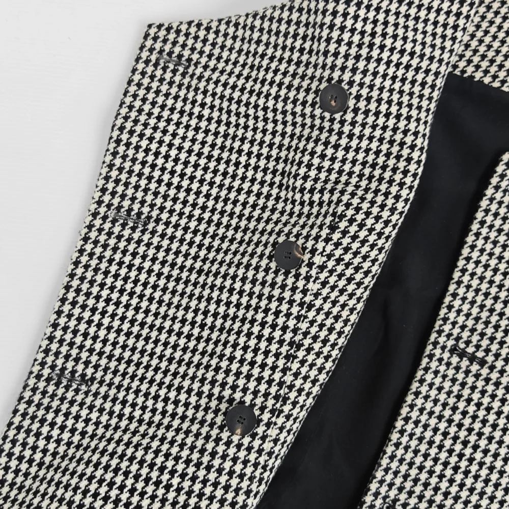 genuine pre-owned Dior houndstooth wool top (size 38) - Image 6