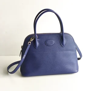 genuine pre-owned Hermès bolide 27 – bleu encre
