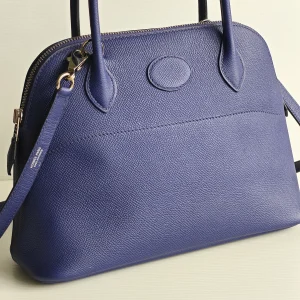 genuine pre-owned Hermès bolide 27 – bleu encre